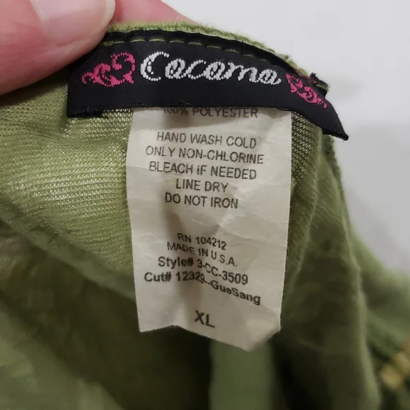 XL VTG vintage  cocomo gold sequin cami tank - Picture 4 of 9